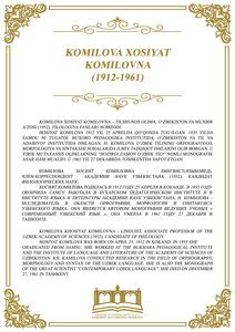 Komilova Khosiyat Komilovna
